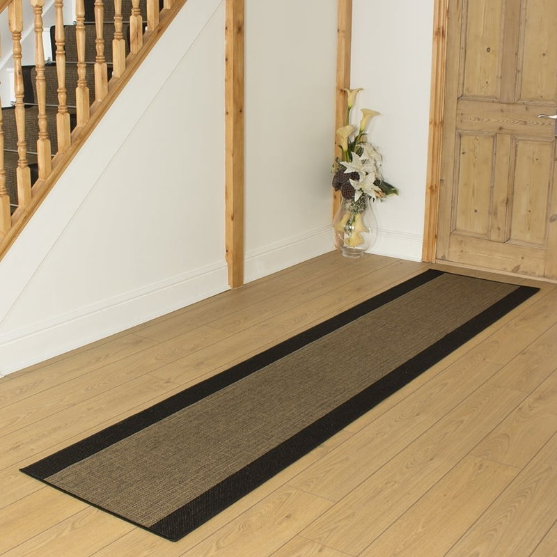 ClassicLiving Bardolph Flatweave Black Hallway Runner Rug & Reviews